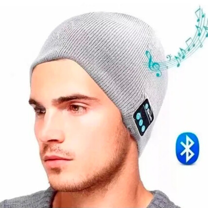 Touca Bluetooth Wireless com Fone de Ouvido Headphone Speaker