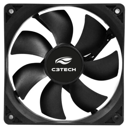 Cooler FAN C3TECH Storm 8cm 3 Pinos Sem Embalagem - F7-MB10BK
