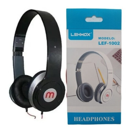 Fone de Ouvido Headphone Com Fio Lehmox - LEF-1002