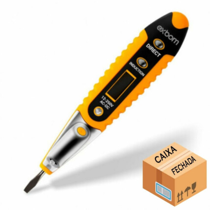 CAIXA FECHADA 200 Unidades Detector de Tensão Digital Com Sensibilidade Ajustável EXBOM - CNTT-D10