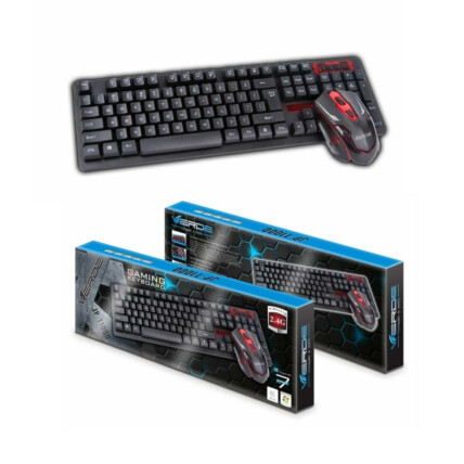 Kit Teclado e Mouse Gamer Led Sem Fio Verde - JP-T1000