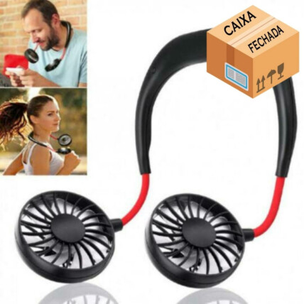 CAIXA FECHADA 60 Unidades Mini Ventilador Portátil Usb de Pescoço X Z - LZ-560