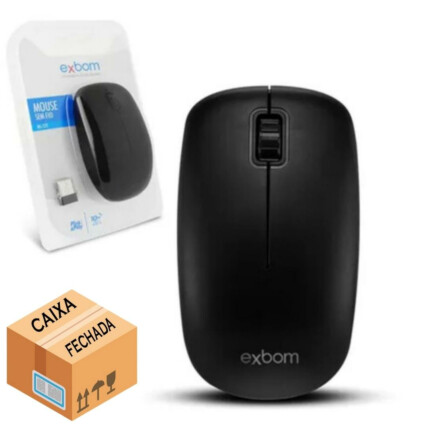 CAIXA FECHADA 100 Unidades Mouse sem fio 2.4GHZ studio 03068 EXBOM - MS-S22