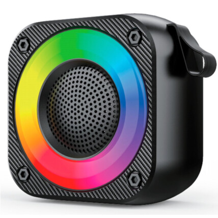 Caixa de Som Bluetooth Portátil 5W TWS com Led GRASEP - D-Y07