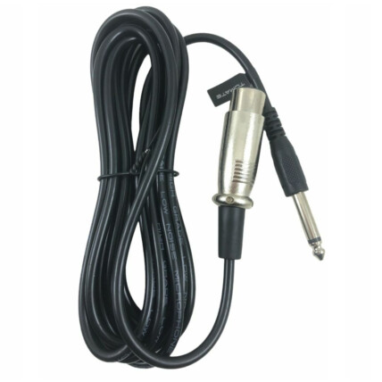 Cabo de Microfone Conexão P10 para Canon 3 Metros Tomate - MCB-014