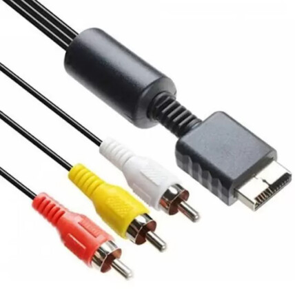 Cabo RCA para PS2/PS3 1.8 Metros Verde - PS2-3