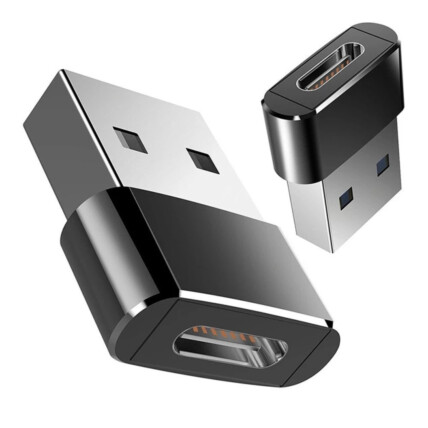 Adaptador Type-C Fêmea para USB Macho Verde - ZJT-USB-TC