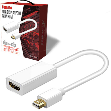 Adaptador Mini Display Port para Hdmi Femea Tomate - MTV-604