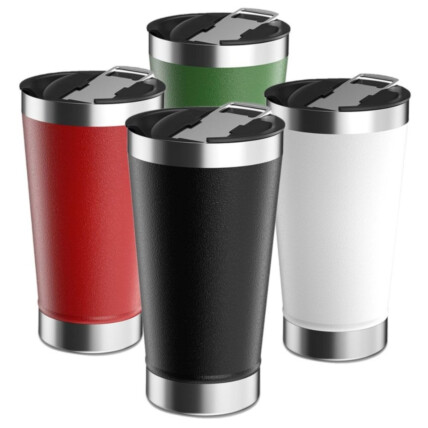 Copo Térmica Cerveja Aço Inox 473ml sem Estampa com Abridor 04040 - PINOT