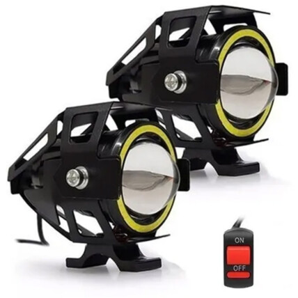 Farol De Milha para Moto Led Interruptor Neblina 12V Knup - KP-MT03