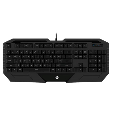 Teclado Gamer HP Membrana Usb ABNT2 Preto - K130