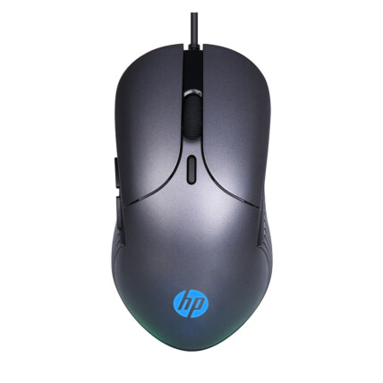 Mouse Gamer HP Usb com Iluminação Led RGB 2400dpi - M280 Chumbo