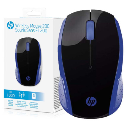 Mouse Sem Fio HP Wireless 1000 Dpi - 200 Oman Azul
