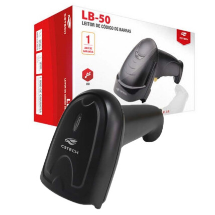 Leitor de Código de Barras USB C3Tech - LB-70BK
