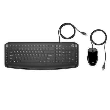 Kit Teclado + Mouse HP com Fio Usb Multimídia Pavilion - 200