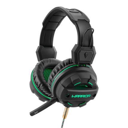 Headset Gamer Warrior Magne P2+Usb com Led Verde - PH143