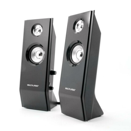Caixa de Som Multilaser Shadow 20 Usb 8w Rms Preto - SP091