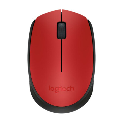 Mouse Sem Fio Logitech Wireless Ambidestro Usb Rc/nano - M170 VERMELHO