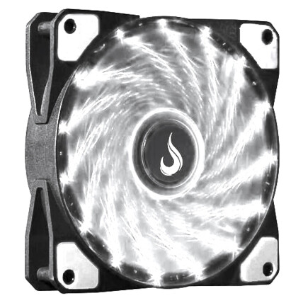 Cooler FAN Rise Mode Wind W1 120mm LED Branco - RM-WN-01-BW
