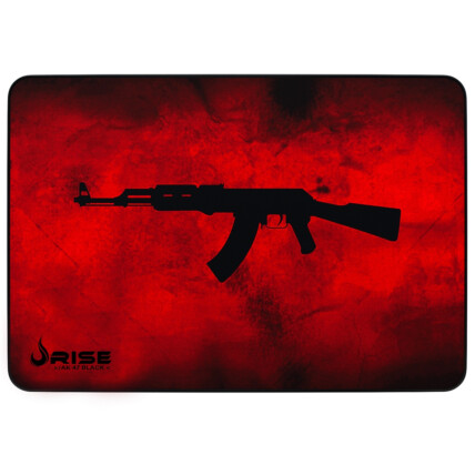 Mousepad Gamer Rise Mode AK47 Vermelho Grande 42X29X0,3cm - RG-MP05-AKR
