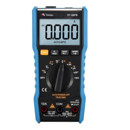 Multímetro Digital Minipa LCD com Função NCV - ET-1507B