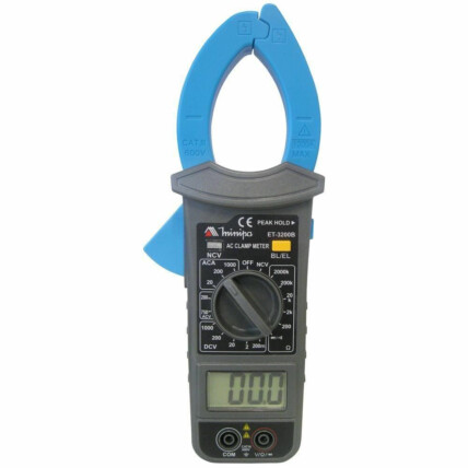 Alicate Amperímetro Digital Minipa com Iluminação da Garra - ET-3200B