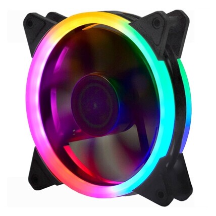 Cooler Fan Gamer K-Mex 120mm 30 Leds, 5 Cores - AF-B1225