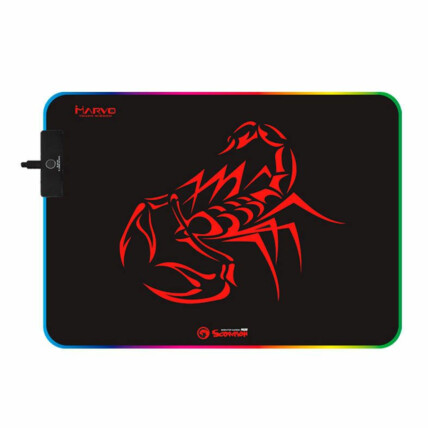 Mousepad Gamer Marvo Scorpion 350X250mm Led RGB - MG08