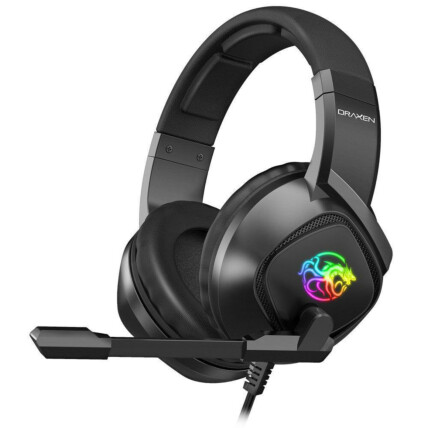 Headset Gamer Draxen com Microfone e RGB Preto - DN102