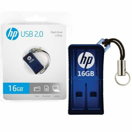 Pen Drive HP 16GB USB 2.0 Mini Azul - V165W 