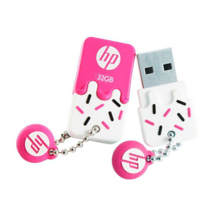 Pen Drive HP 32GB Mini USB 2.0 Rosa - V178P