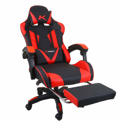 Cadeira Gamer Ktrok ProSeat Giratória Retrátil Vermelha - KT-PROSEAT-VM