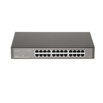 Switch 24 Portas Fast Ethernet Qos Multilaser - RE124