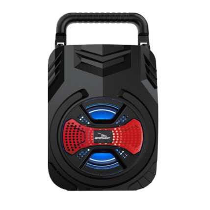 Caixinha de Som Portátil Hi Fi USB Bluetooth FM Cartão Luzes- D-S3134