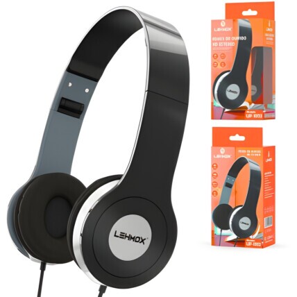 Fone de Ouvido Headphone Com Fio Lehmox - LEF-1002