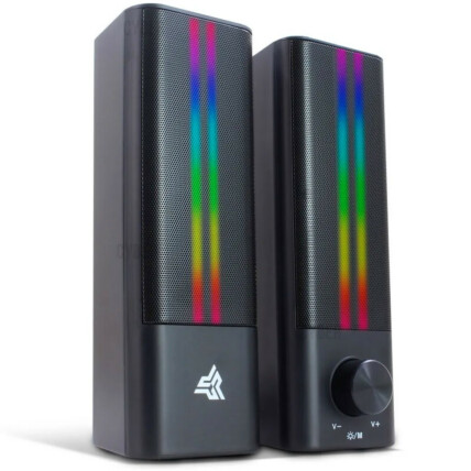 Caixa De Som Bluetooth pra Computador Gamer PC Notebook Celular Usb P2 Knup - KP-R0819