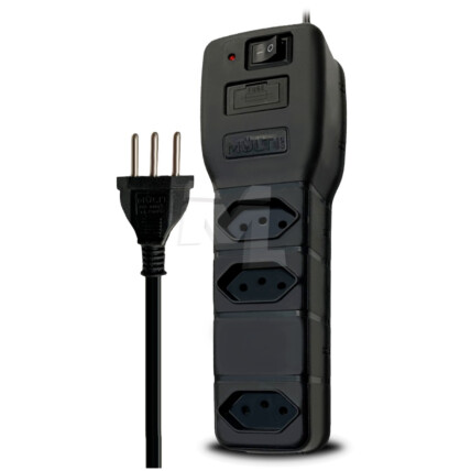 Filtro de Linha Power Line 3 Tomadas Bivolt 1540VA MULTICRAFT - 21411