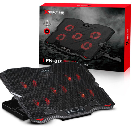 Suporte para Notebook Gamer Xtrike-ME- FN-813 5 Coolers Fans 