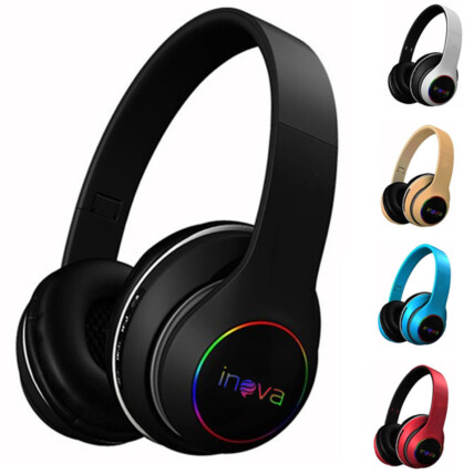 Headphone Bluetooth Sem Fio Stereo Dobrável Inova - FON-2245D