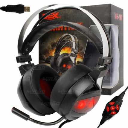 Headset Gamer 7,1 USB C/ Microfone com Subwoofer Dex - DF-97
