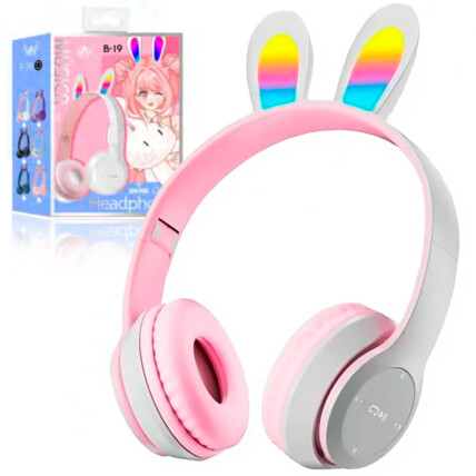 Fone de Ouvido Bluetooth Headphone Orelha de Coelho ALTOMEX - B-19 D