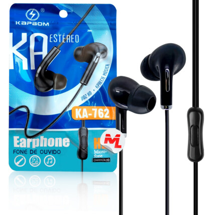 Fone de Ouvido com Fio Estéreo P3 KAPBOM - KA-762