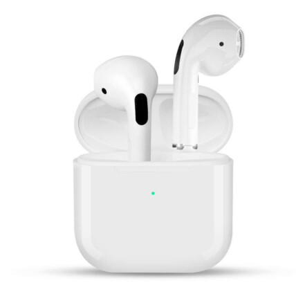 Fone Bluetooth TWS PRO 4 Branco sem Fio 5.0 - PRO 4