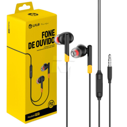 Fone de Ouvido com Fio Intra-Auricular P2 3.5mm WALLO - FO 21