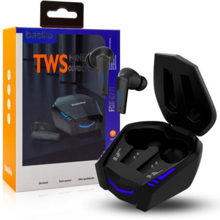 Fone de Ouvido Bluetooth TWS sem Fio BASIKE - BAFON-6771