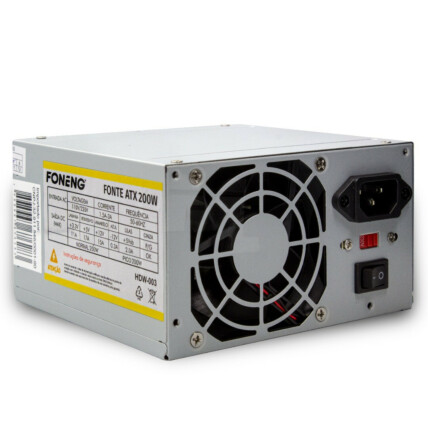 Fonte ATX 200W para PC Bivolt Sem Embalagem e Sem Cabo - HDW-0003