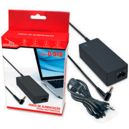 Fonte para Notebook Acer 65W 19V 3.42A - 5.5*1.7mm - KP/D-516