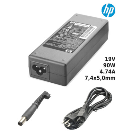 Fonte para Notebook Compatível com HP 19V 4.74A 90W 7,4x5,0mm SUMEXR - H-8