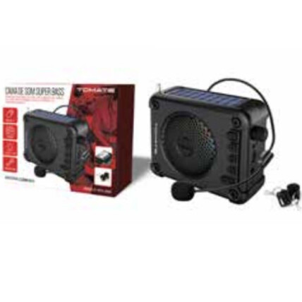 Amplificador de Áudio com Rádio FM e Gravador de Voz Tomate - MTS-8815