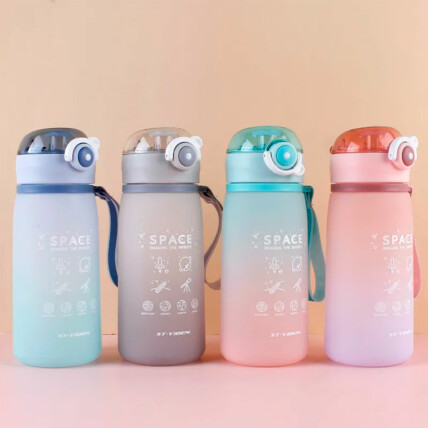 Garrafa de Agua Infantil com Alça 630ml Squeze - TOP1178